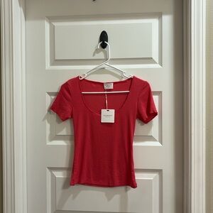 ✨NWT~Ribbed Babydoll Top✨